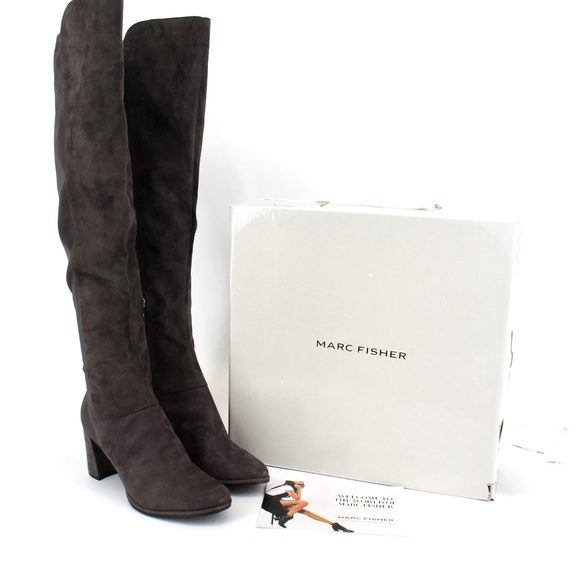 MARC FISHER Loran Faux Suede Over the Knee Boot - Picture 8 of 8